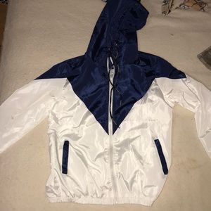 Blue Windbreaker